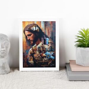 خرید تابلوی شام آخر عیسی مسیح دابل اکسپوژر