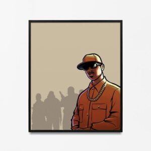 تابلو طرح بازی GTA:SA