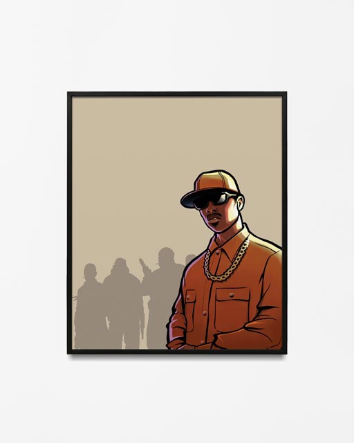 تابلو طرح بازی GTA:SA