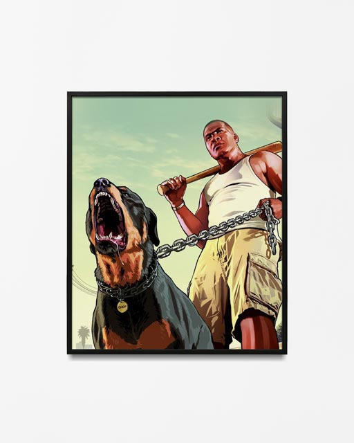 تابلو دیواری طرح GTA V